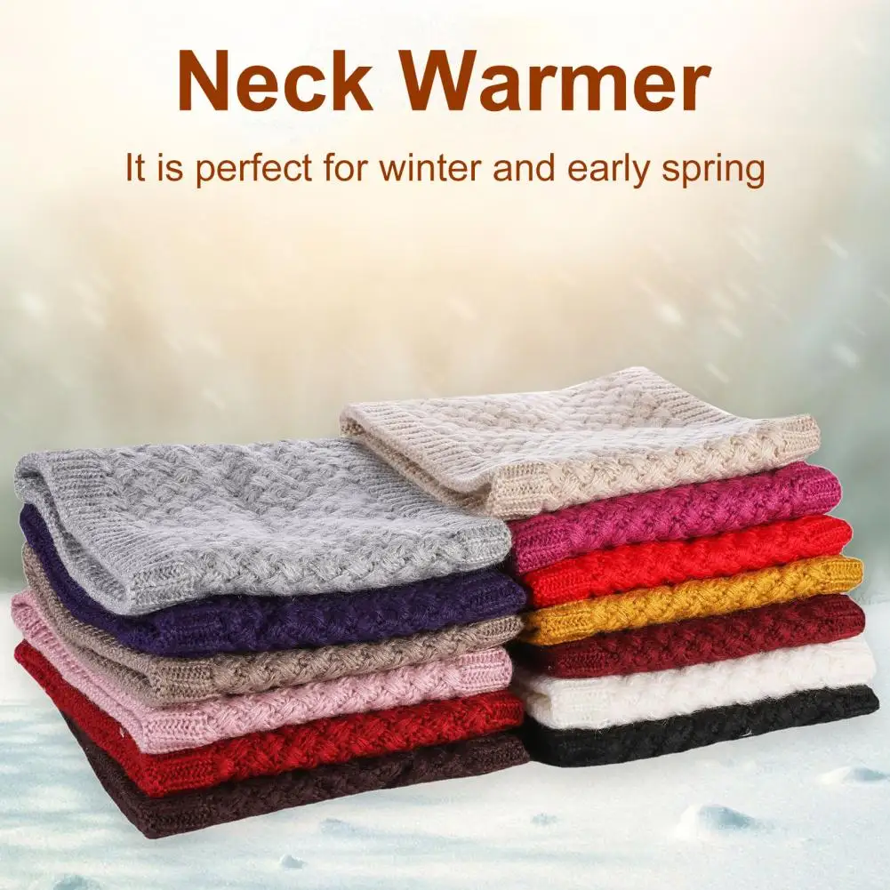 Fashion Woolen Yarn Fine Craftsmanship Skiing Cycling Winter Neck Scarf for Cold Weather Warmer |
