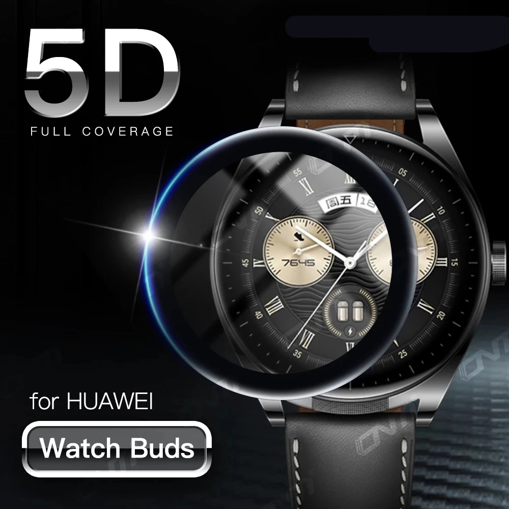 

3D изогнутая мягкая защитная пленка для аксессуаров для умных часов Huawei Buds, полное покрытие, прозрачная защита экрана от царапин, не стекло