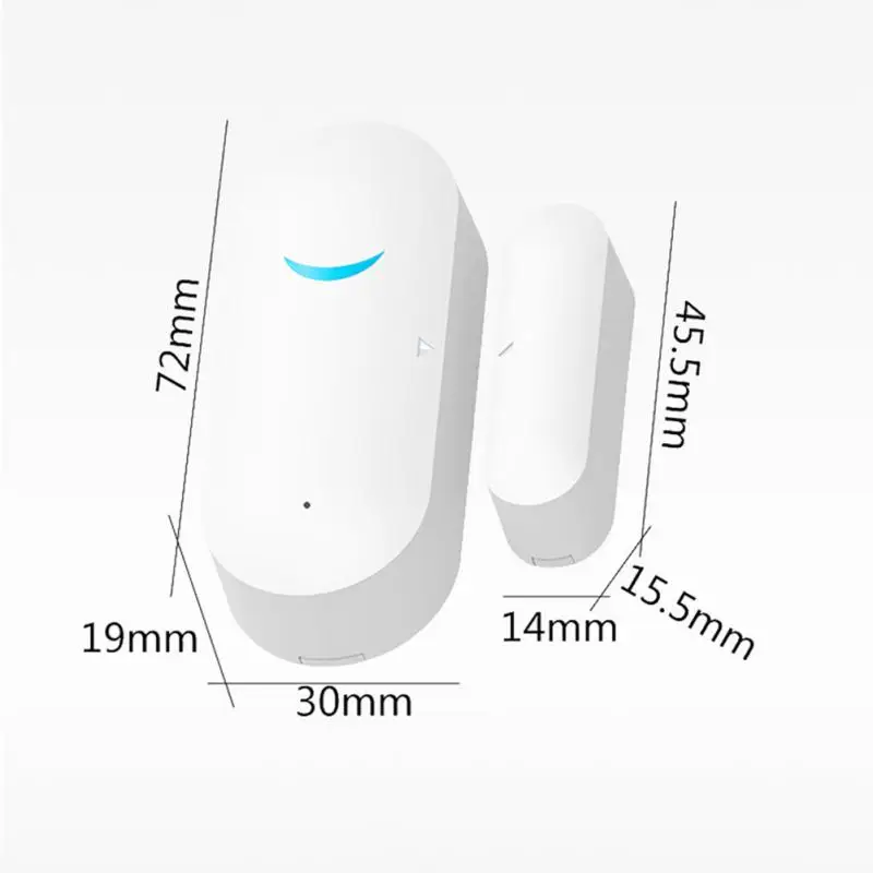 

Tuya Wireless Door Magnetic Sensor Mini Door And Window Alarm Smart Home Window Alarm Remote Control Battery Power Wifi