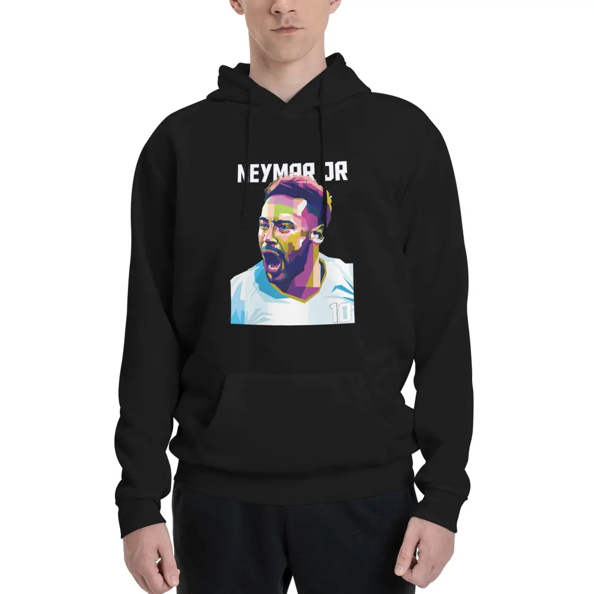 Бразильский футбол Neymar и Jr тренировочные пары бархатный свитер с капюшоном