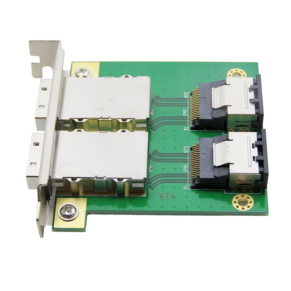 SAS Cable Mini SFF-8087 2 порт для внешней фотовспышки Женский адаптер передней панели PCI