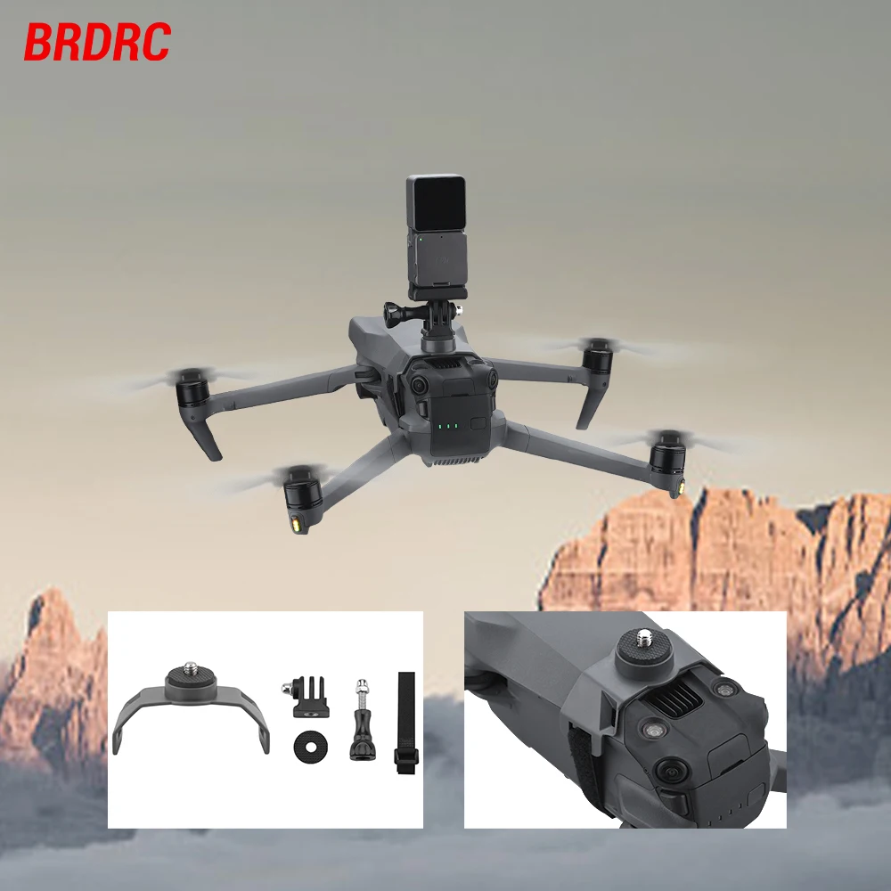 Expansion Bracket for DJI Mavic 3 Classic Top Stand Mount for Insta360 One X2 Gopro Hero 10/9/7 Action 2 Camera Drone Accessory