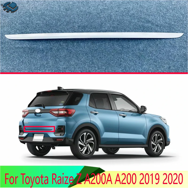 

Для Toyota Raize Z A200A A200 2019 2020 автомобильные аксессуары из нержавеющей стали, накладка на заднюю дверь багажника, молдинг, рамка, Стайлинг
