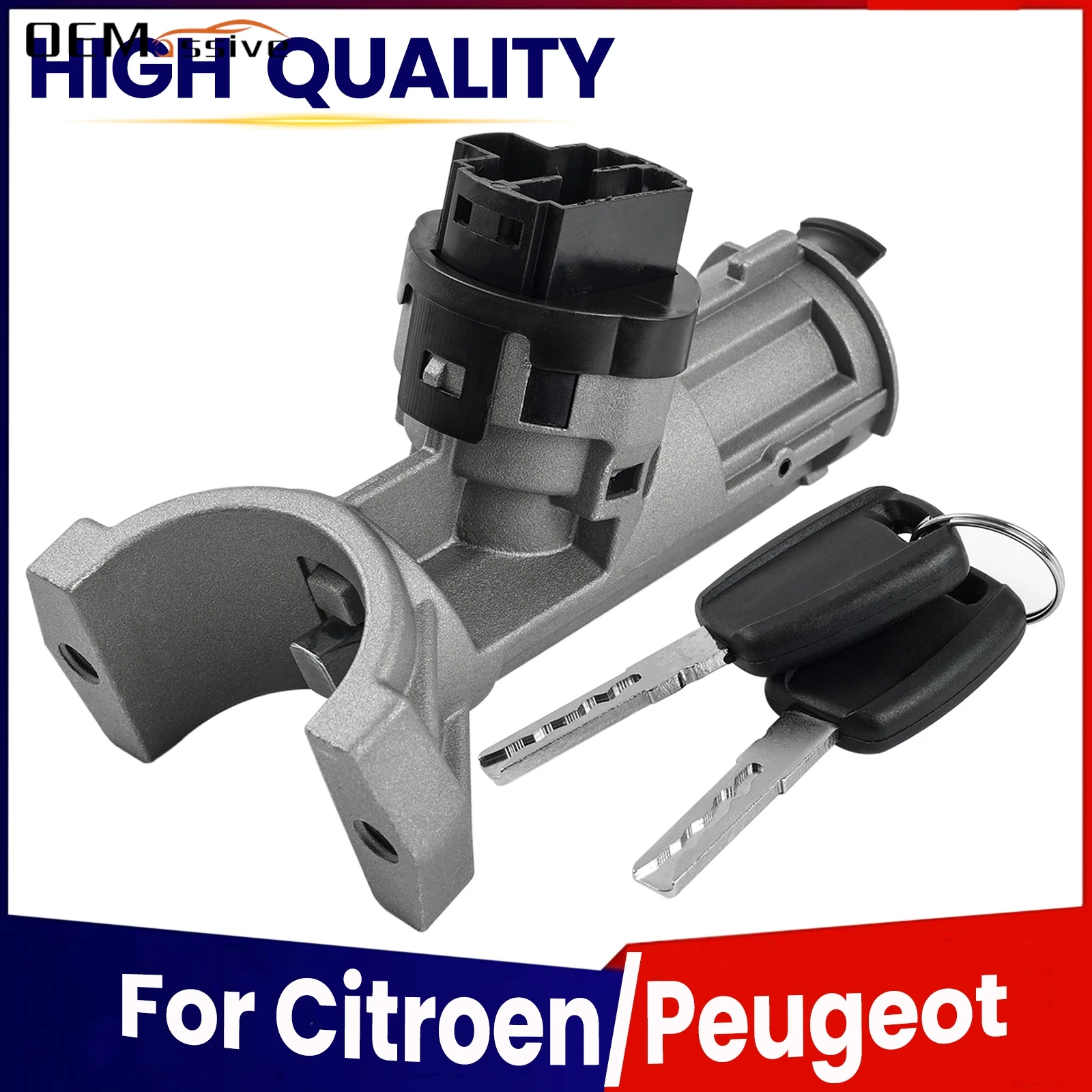 Замок цилиндра зажигания 4162HN 1371429080 для Peugeot Boxer Citroen реле 2006 - 2023 5 контактов с 2