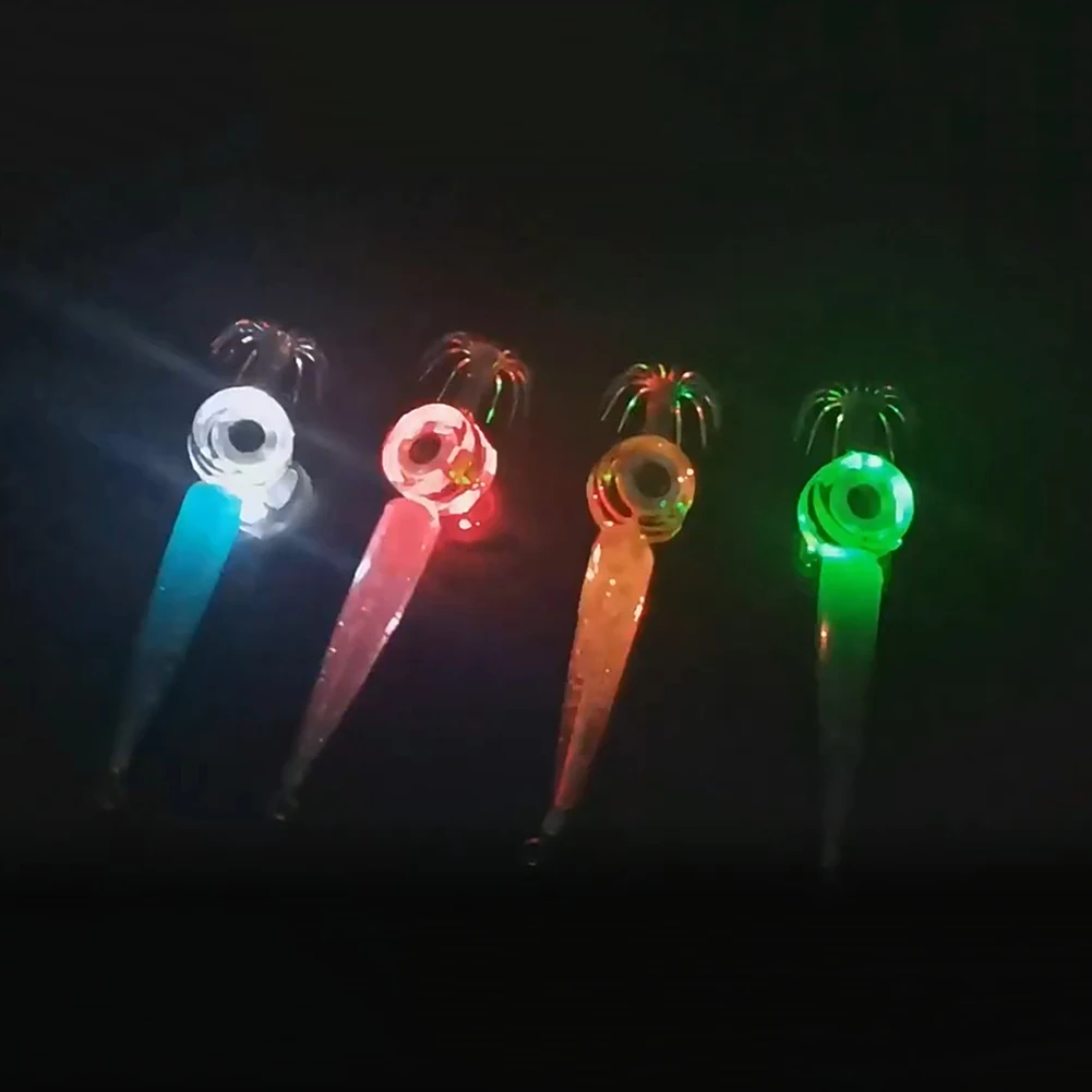 

1-5PCS Deepwater LED Fish Bait Lure Light Squid Fishing Octopus Underwater Lamp Diepzee Drop Onderwater Visgerei Squid Lure Lamp