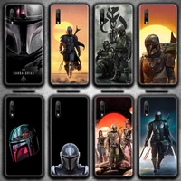 movie the mandalorian phone case for huawei honor 30 20 10 9 8 8x 8c v30 lite view 7a pro