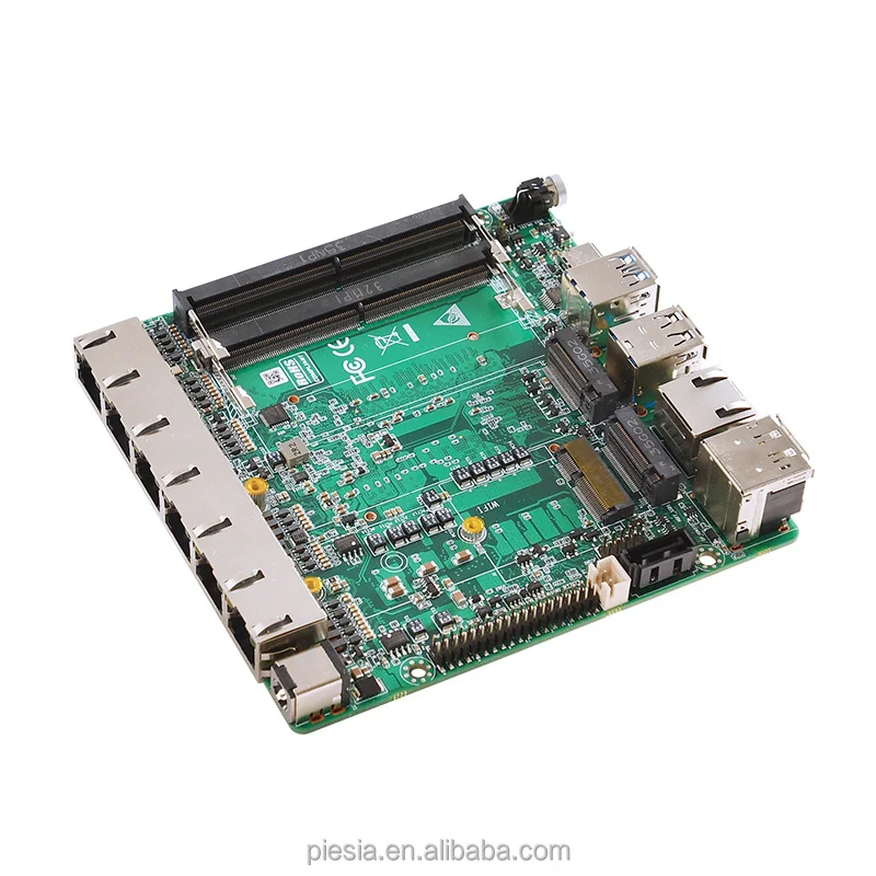 

Piesia Cheap 12th Generation I5-1240P I7-1360P processor Nano 6 Lan Port PC Mother board X86 Industrial Firewall Motherboard
