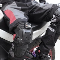 motorcycle breathable anti fall short four piece knee pads and elbow pads off road rider equipment protective gear