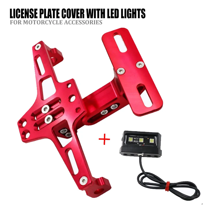 

Motorcycle Rear License Plate Mount Holder Turn Signal Lights For MT07 MT09 MT10 R1 Z750 Z800 Accessores