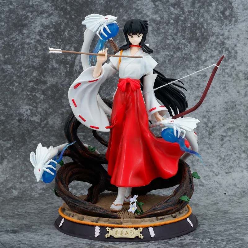 

Фигурка аниме Inuyasha Kikyo, финальная фигурка InuYasha Kagome Kikyo/Higurashi, фигурка лапши, фигурка сесшомару, кукольная игрушка, 26 см