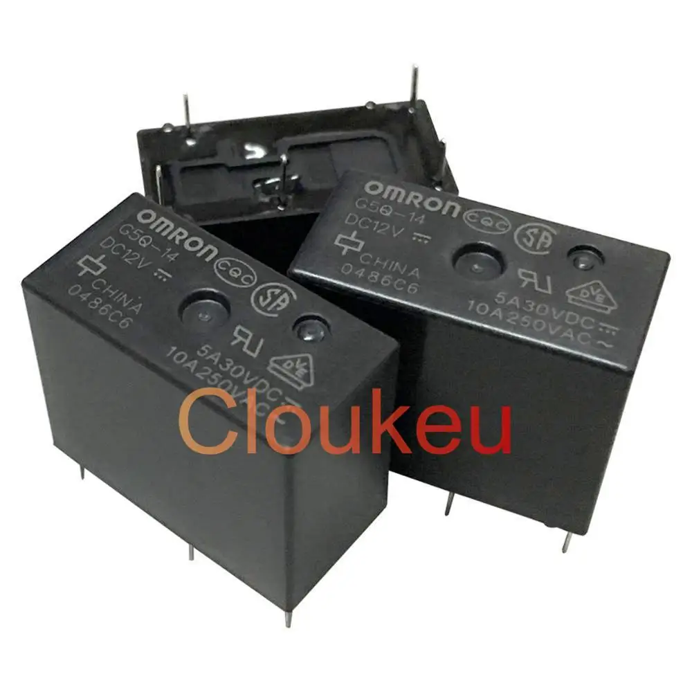 

Реле G5Q-1- G5Q-1A 12V 24V 10A 4/5pin