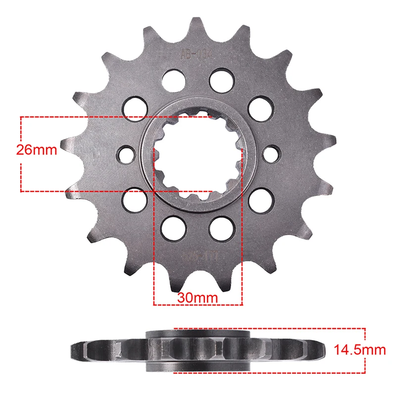 Звездочки цепи 525 17T 16T для 1000CC 1100CC 800CC 900CC Honda VF700 vFR 750 800 CB 900 1000 CBR1000 CBR1100 CB1100 VF1000