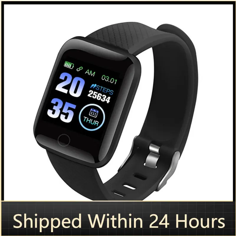 

116 Plus Smart Bracelet Heart Rate D13 Smartwatches Men Fitness Tracker Wristbands Blood Pressure Smart band Pedometer