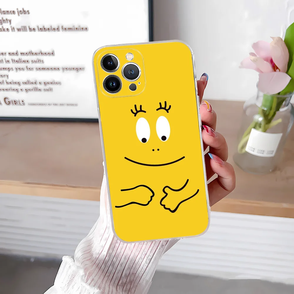 Мягкий силиконовый коврик для мыши с рисунком B-Barbapapa iphone 15 14 13 12 11 Pro Mini XS MAX 8 7 6 Plus X