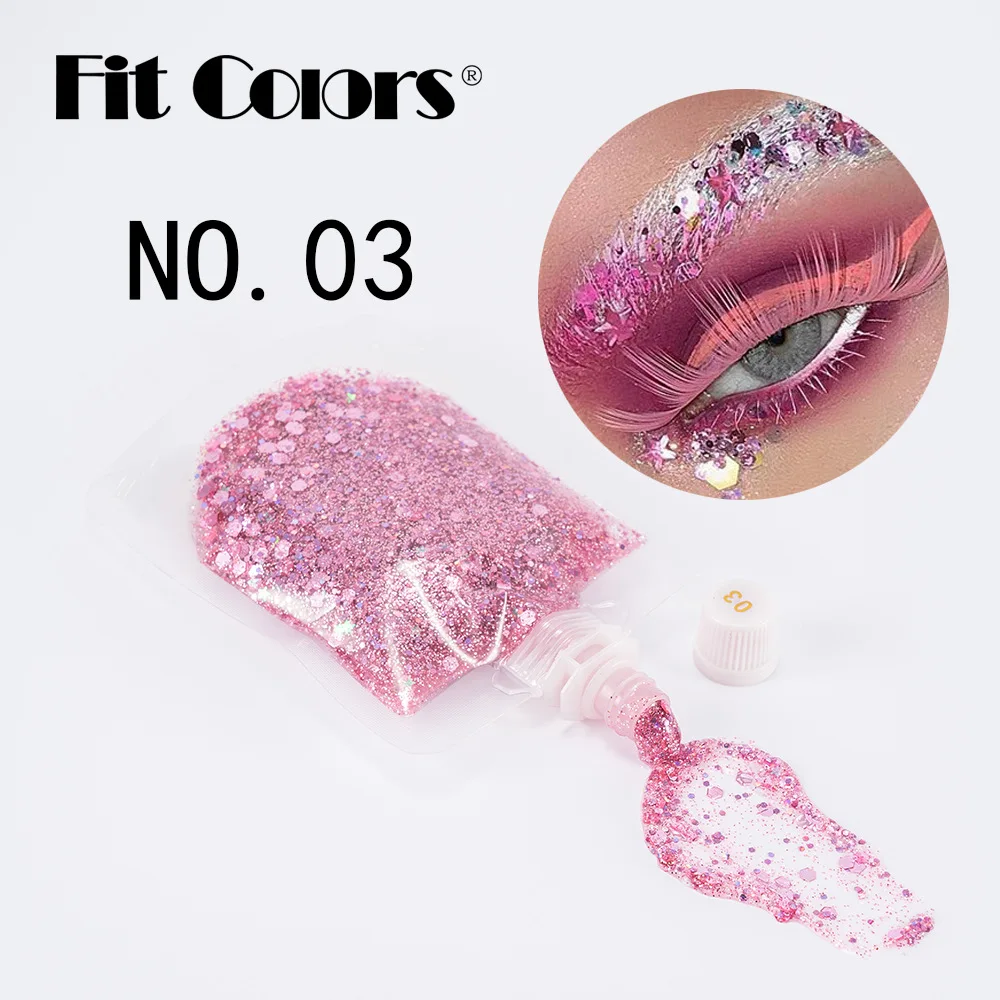 Eye Glitter Nail Hair Body Face Stickers Gel Art Loose Sequins Cream Diamond Jewels Rhinestones Makeup Decoration Party Festival images - 6