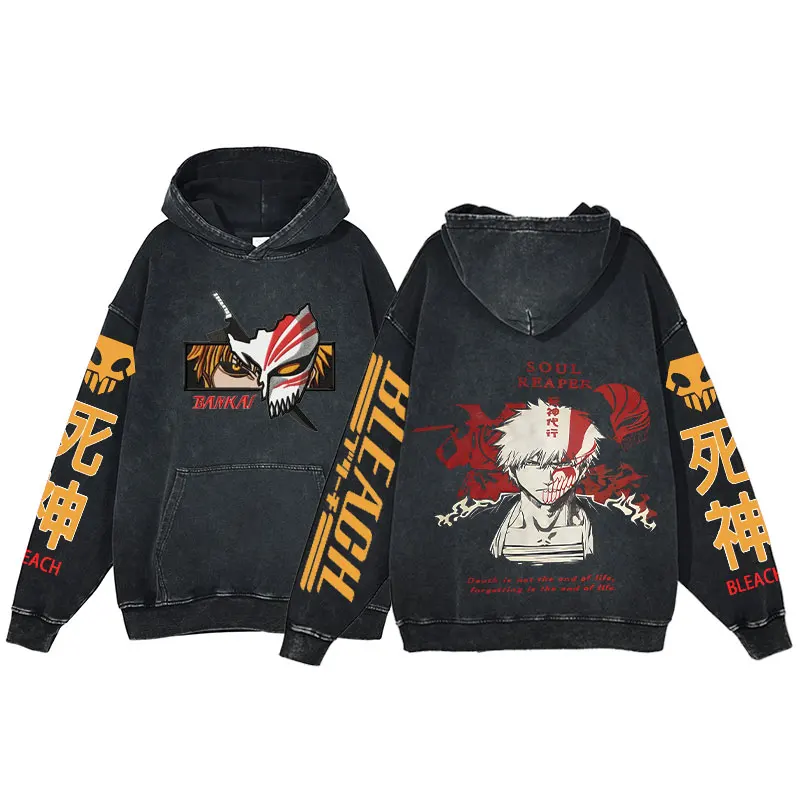 Свитшот с аниме принтом Kurosaki Ichigo