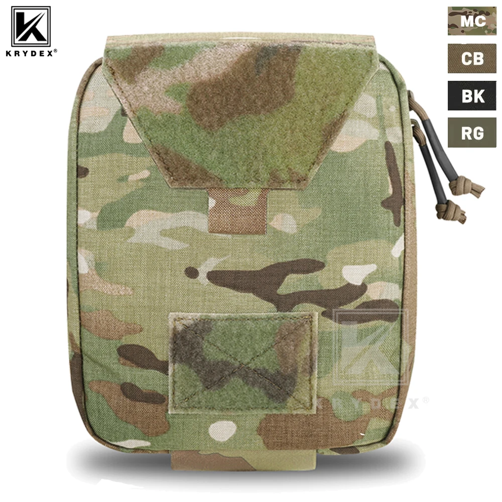 KRYDEX Tactial Большая медицинская сумка IFAK Разрывная Quick Release MOLLE Открытая аптечка