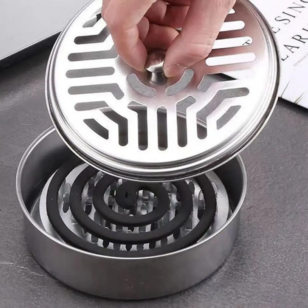 

Mosquito Incense Box Useful Creative Hollow Design for Camping Mosquito Repellent Box Mosquitoes Coils Holder