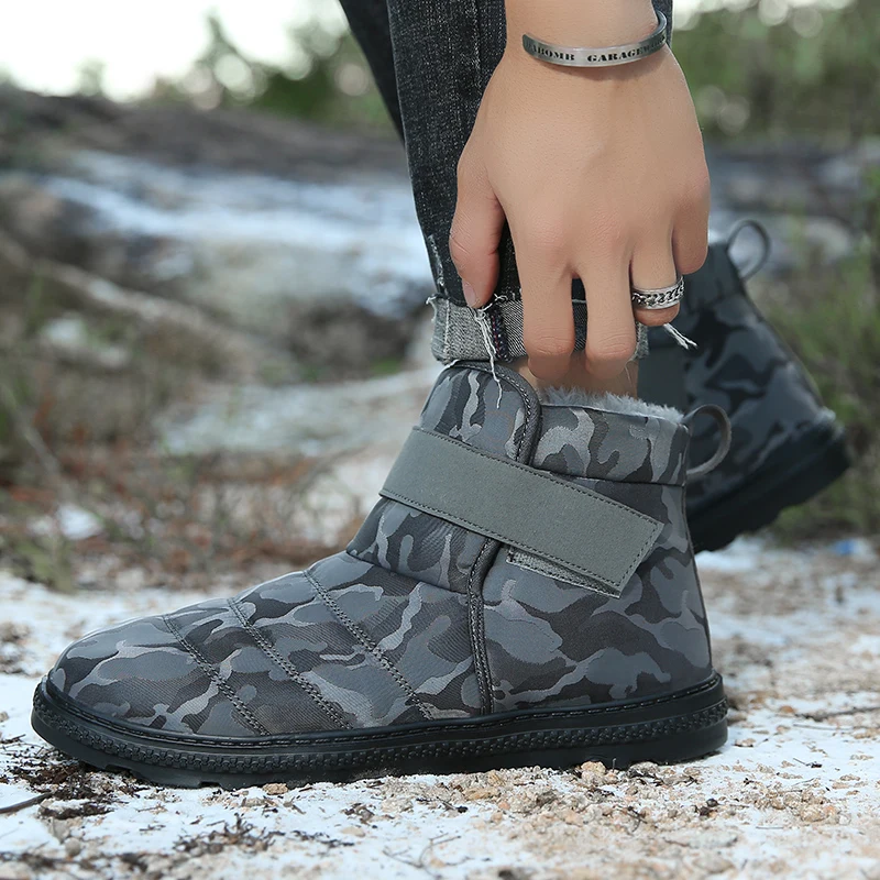 

Brand Original Snow Boots Men's and Women's Warm Cotton Boots Winter High-quality Thick-soled Shoe Waterproof and Non-slip Shoes