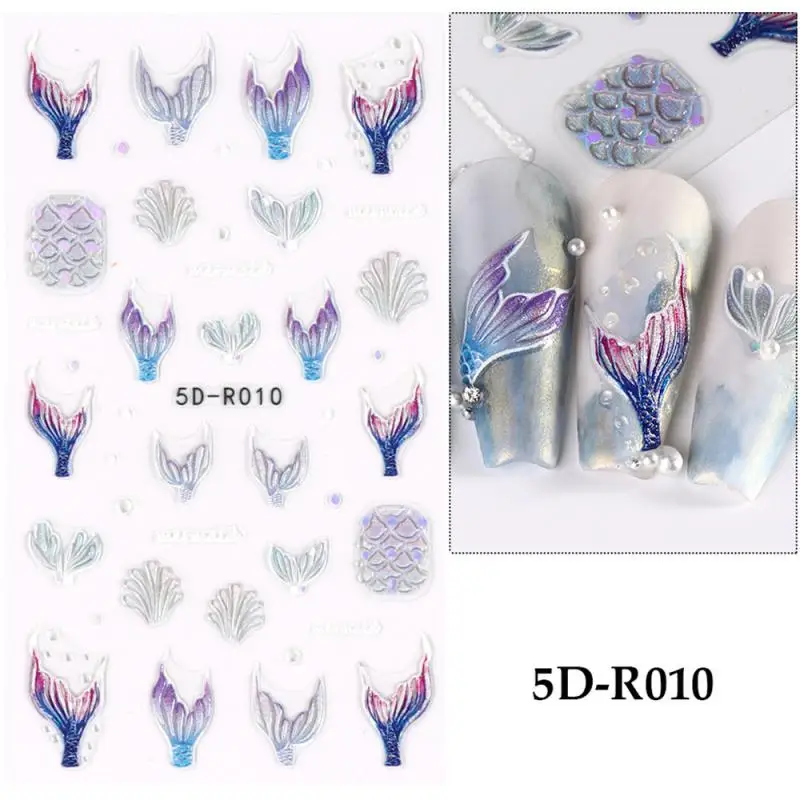 Разноцветные наклейки для ногтей в виде жевательной резинки новые 5d наклейка