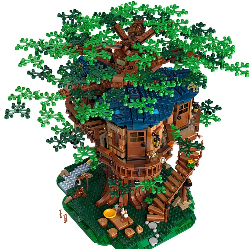

Tree House The Biggest Building Blocks Ideas Bricks DIY Toys Birthday Christmas Gift 6007 Compatible 21318 3117 PCS IN STOCK