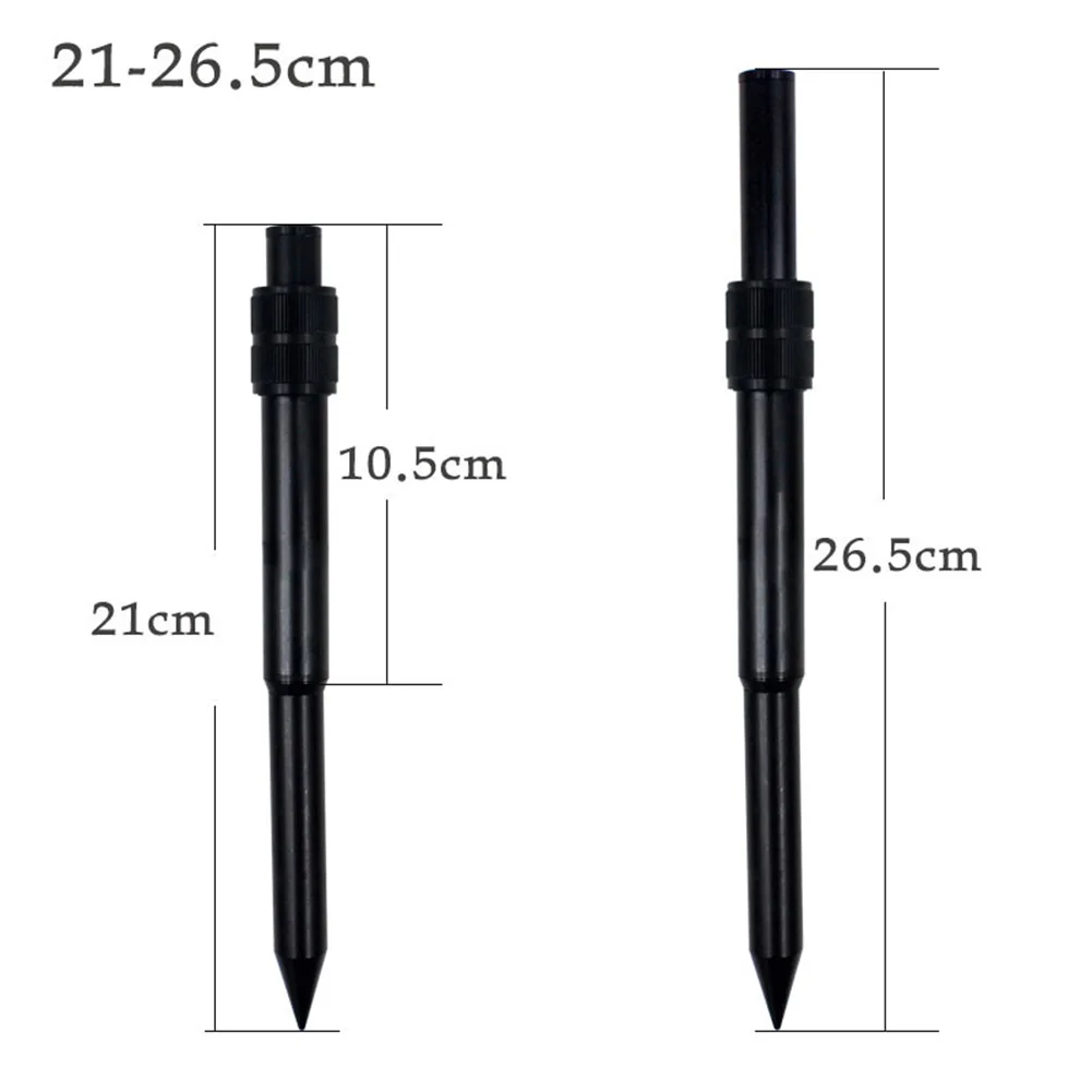 

1pc Cool Nuo Fishing Rod Bracket Ground Plug Telescopic Library Fishing Sea Pole Bracket Fish Tackle 21-26.5cm/25.5-35cm/31-46cm