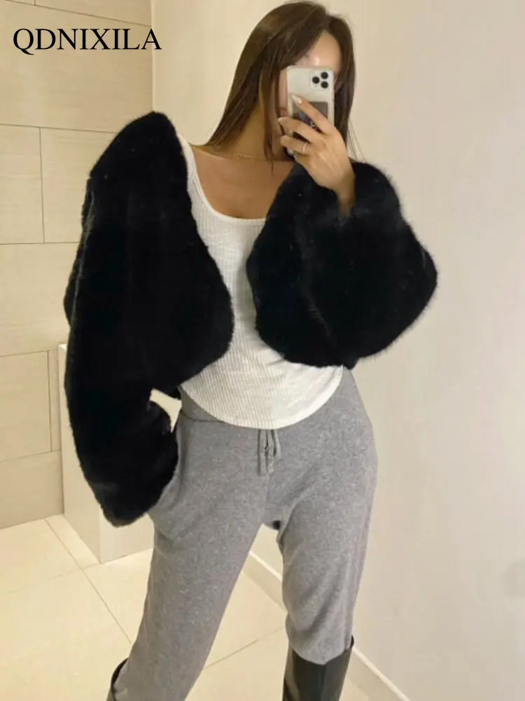 Winter Coat for Women 2022 Faux Fur Coat Short Thickened Fashion Fur Jacket Top Fur Coat Women Winter Jacke Free Shipping
