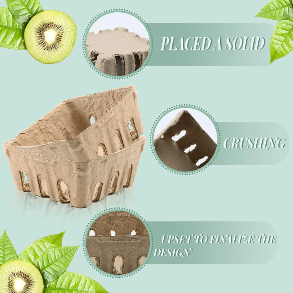 Корзина для ягод из натуральной целлюлозы корзина мелких фермеров кухонные