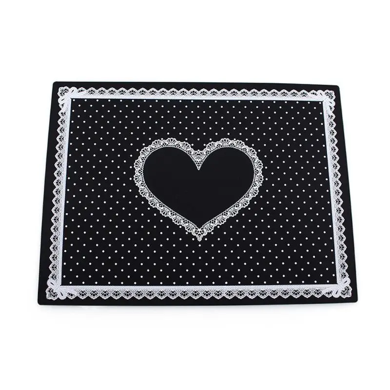 

Y51E Placemats for Kids Silicone Placemat Waterproof Heat Resistant Non-slip Kitchen Table Dining Mat Portable Easy Clean