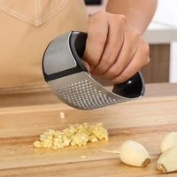 stainless steel arc garlic press manual garlic masher garlic twister kitchen garlic grinder kitchen tool garlic press