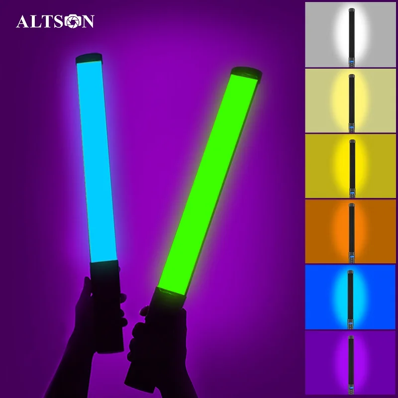 

ALTSON C40 Pro RGB Color LED Light Stick Wireless Control Rechargeable For Photography Studio Handheld Video Fill Lamp