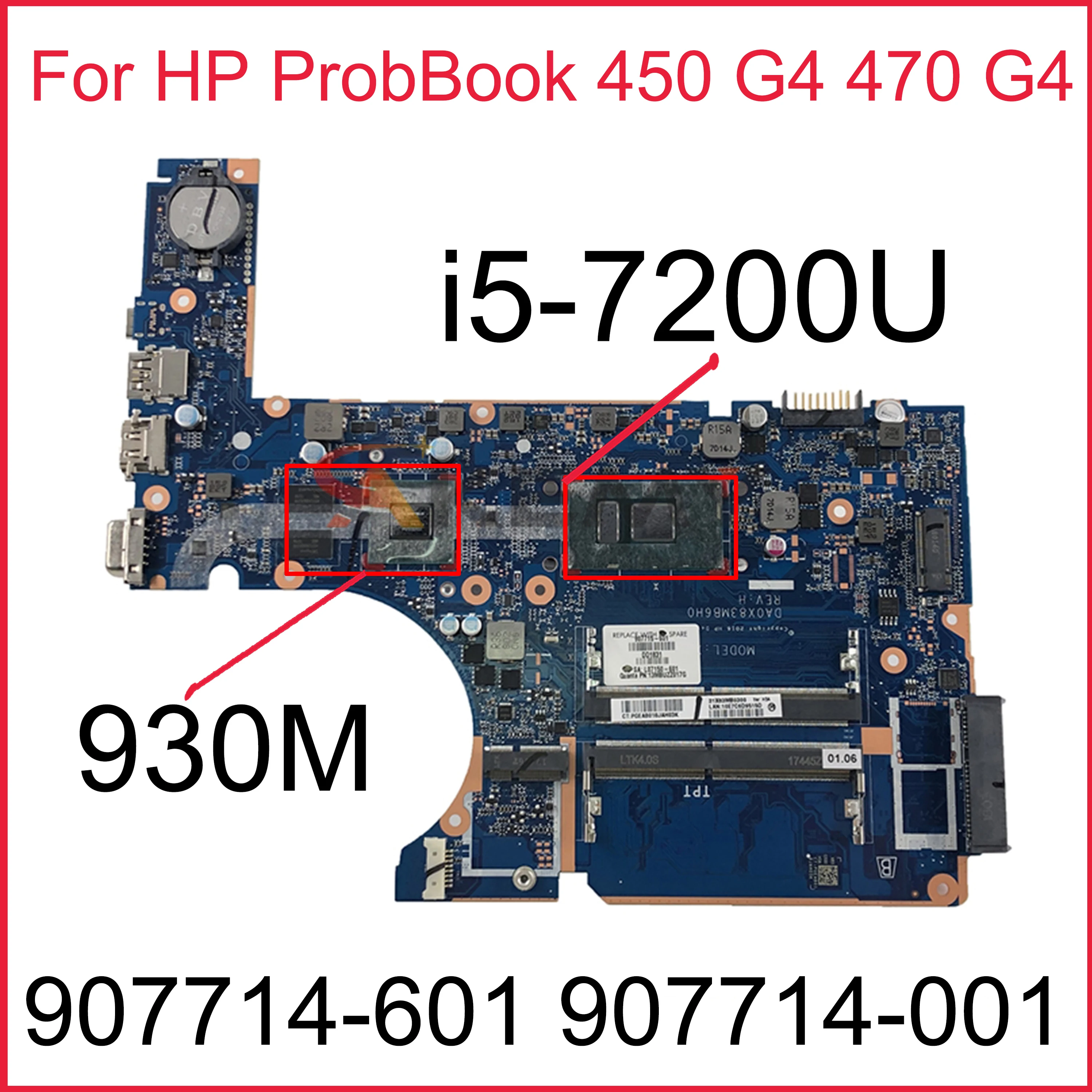 

Материнская плата для ноутбука HP ProbBook 907714 G4 601 G4 907714 G4