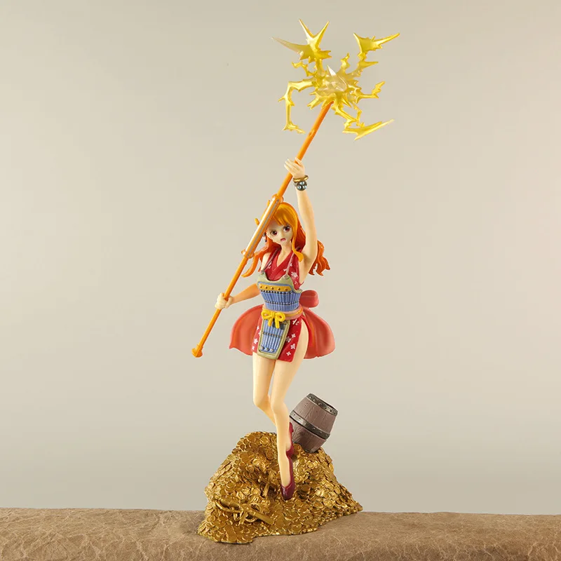 

20 см мультяшный Аниме One Piece Nami ПВХ экшн-фигурка Коллекционная кукла сексуальная фигурка модели игрушки детские подарки