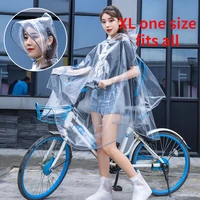 fashion transparent raincoat adult hiking outdoors fishing raincoat eva plastic environmental protection raincoat cycling