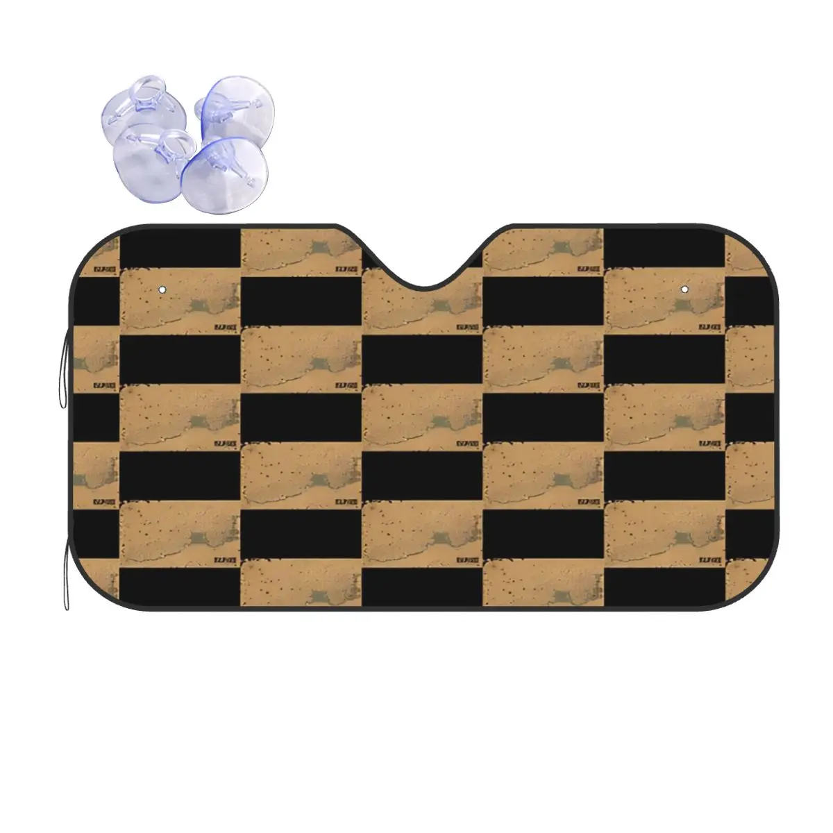 Креативный солнцезащитный козырек для автомобиля 70x130 см