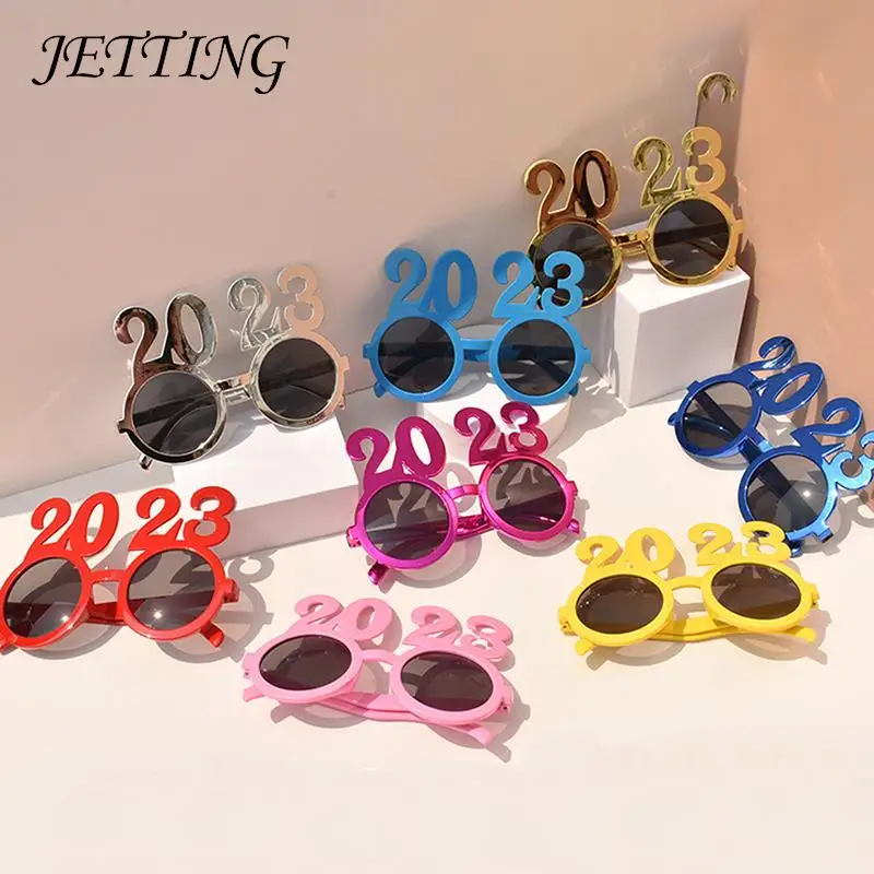 

2023 новогодние очки, очки для фотосъемки, солнцезащитные очки, Костюмные очки, реквизит для вечеринки, забавные товары для выпускного класса