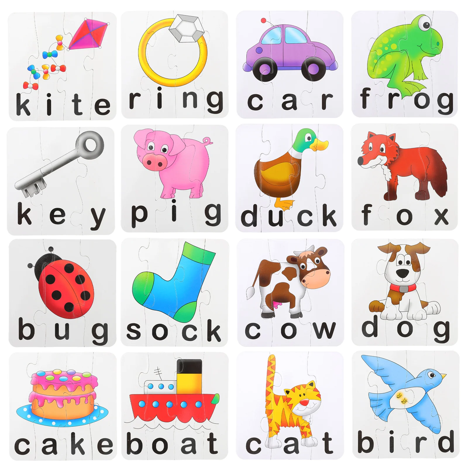 

1 Set Portable Durable Funny Alphabet Letter Spelling Spelling Puzzle