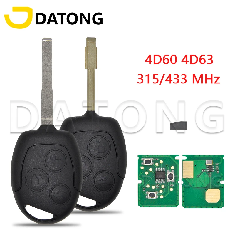 Пульт дистанционного управления Datong для автомобиля подходит Ford Focus Fusion Fiesta Galaxy
