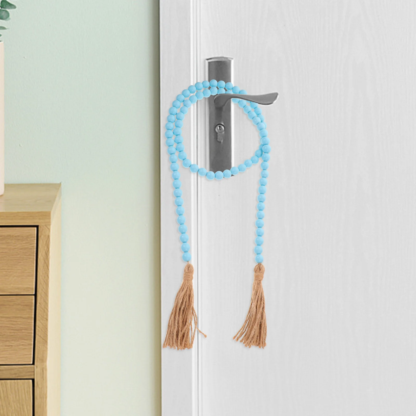 

2 Pcs Colorful Wooden Beads Hanging String Tassel Decorative Garland Boho Home Ornaments Pendant Beaded Child Stained Glass
