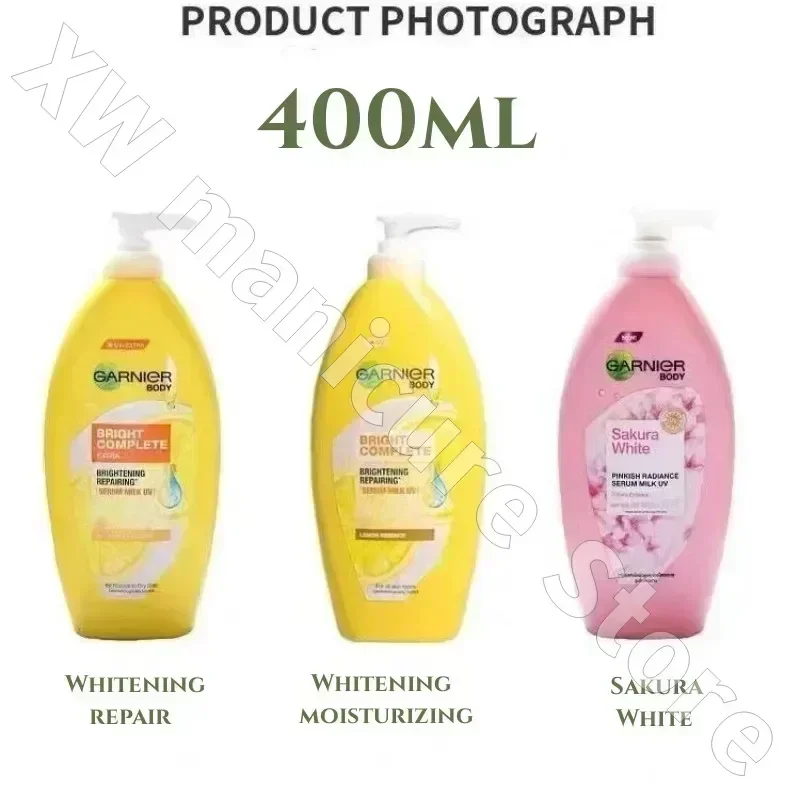 Garnier 377 Ниацинамид лимонное молочко для тела осветляет тон кожи снимает сухую