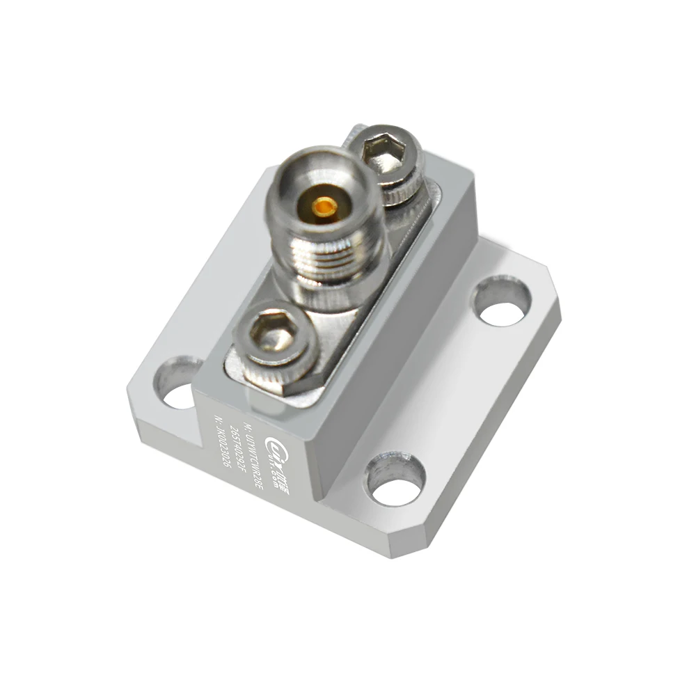 26,5 до 40GHz WR28 End Launch 180 градусов Waveguide для коаксиального адаптера