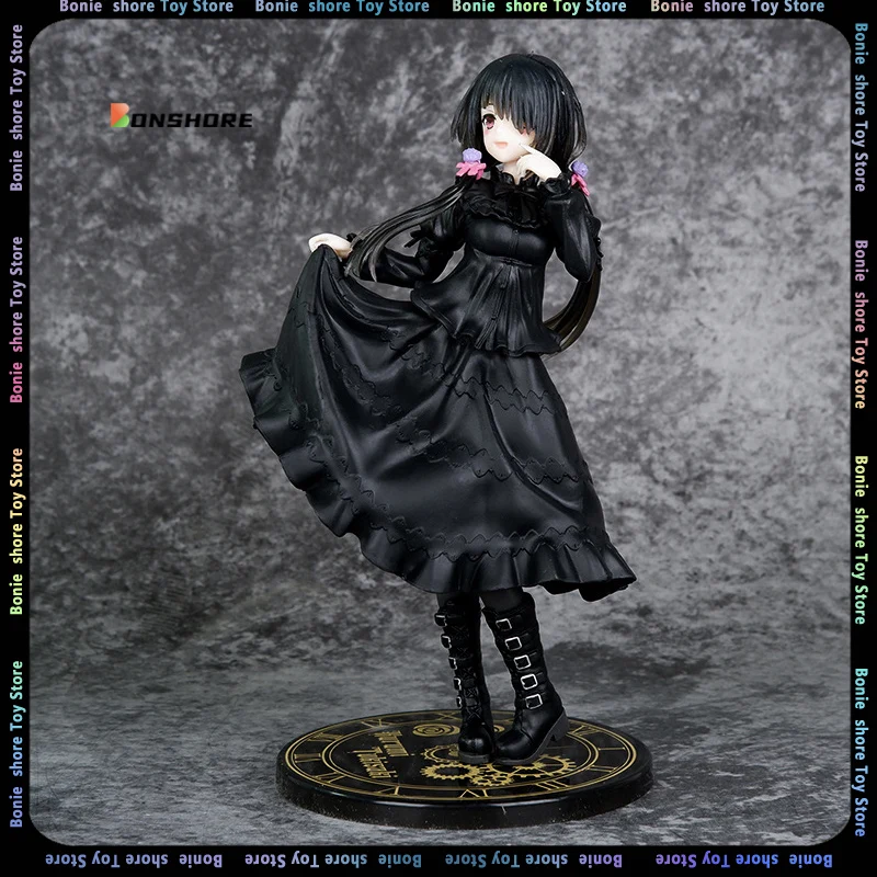 

20 см свидание живая Аниме Фигурка черное платье Повседневная одежда Куруми токисаки Статуэтка из ПВХ фигурка настольная декоративная модель игрушка Подарки