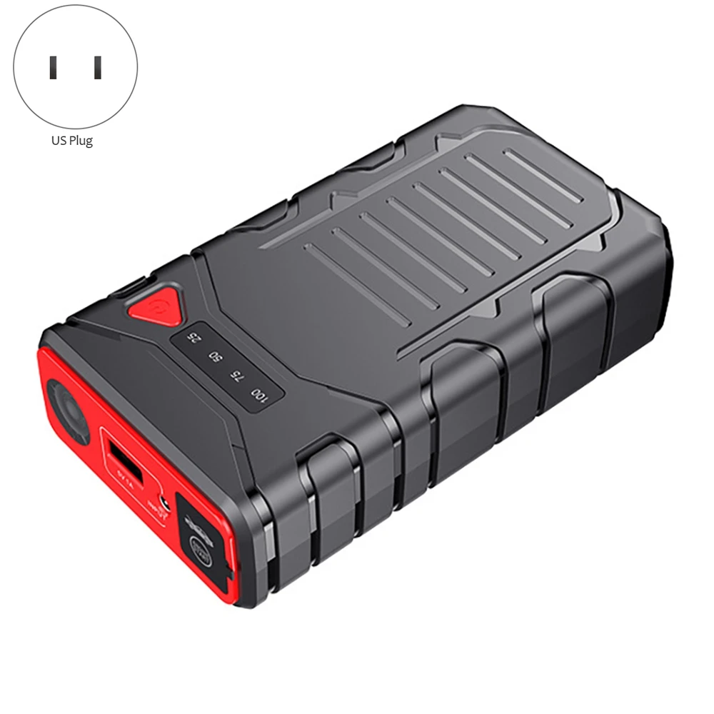 

20000MAh Car Jump Starter Power Bank Car Battery Charger Auto Emergency Booster Starting Device Jump Start US Plug