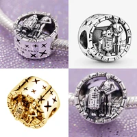 popular 925 solid silver beads charms c 3po and r2 d2 openwork fit pandora 925 original bracelet women diy jewelry gift
