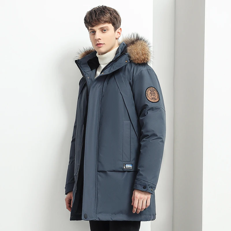 2022 Autumn Winter New Thickened Warm Windproof Hooded Jacket Men Fashion Casual Parka Coat Men Military Cargo Down Jacket Men