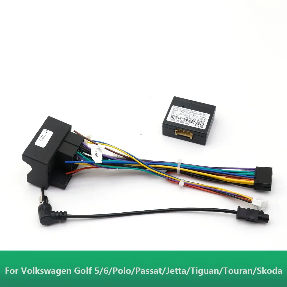 Автомобильный медиаплеер Android Navi Radio CANBUS BOX жгут проводов для Volkswagen Golf