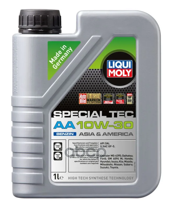 Liqui moly Масло Моторное Special Tec Aa Benzin 10w30 Sn Gf-5 (1л) |
