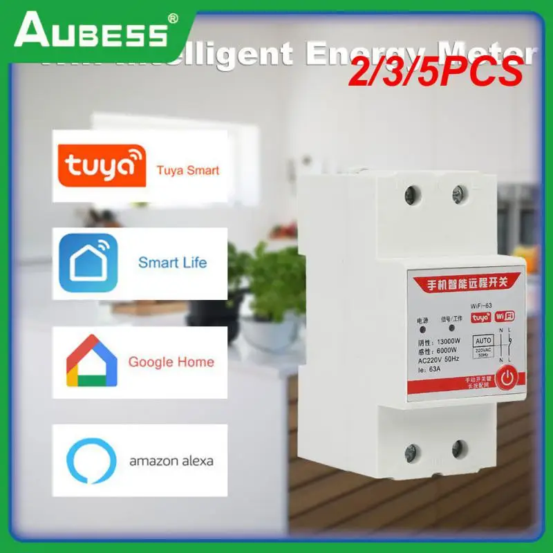 

Однофазный смарт-выключатель с Wi-Fi, AC 220 В, 2/3/5 шт.