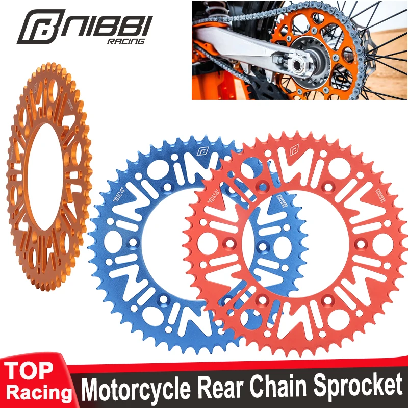 

Алюминиевая задняя звездочка NIBBI 49T 50T 51T для мотоцикла KTM EXC SX MXC Honda CRF 450 XR 400cc Yamaha Dirt Bike