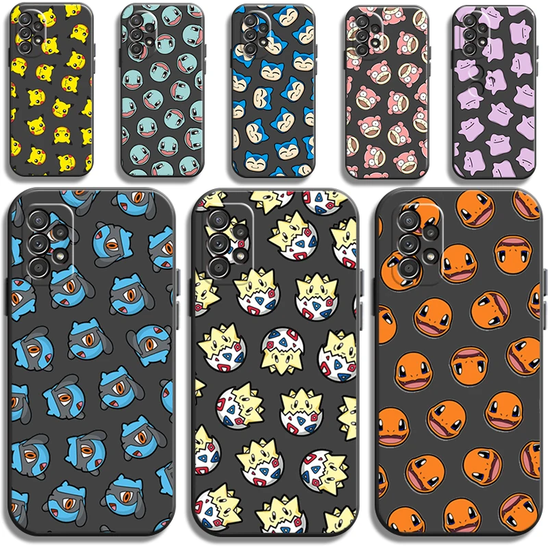 

Pokemon Pikachu Cute Phone Cases For Samsung Galaxy A21S A31 A72 A52 A71 A51 5G A42 5G A20 A21 A22 4G A22 5G A20 A32 5G A11